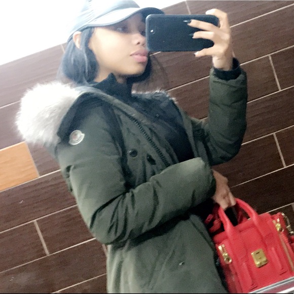 moncler jacket olive green